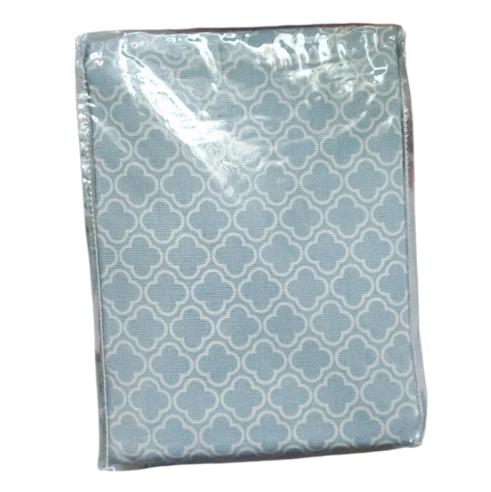 New Martha Stewart HD Moroccan Geo River Mist 2 Panels. 50
